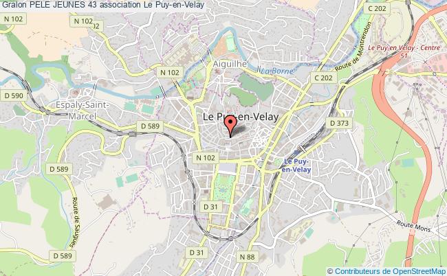 plan association Pele Jeunes 43 Le    Puy-en-Velay