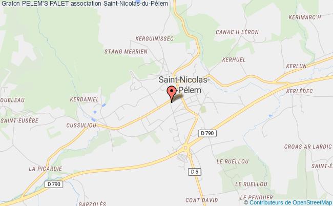 plan association Pelem's Palet Saint-Nicolas-du-Pélem