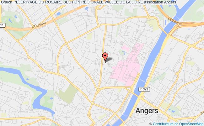 plan association Pelerinage Du Rosaire Section Regionale Vallee De La Loire Angers
