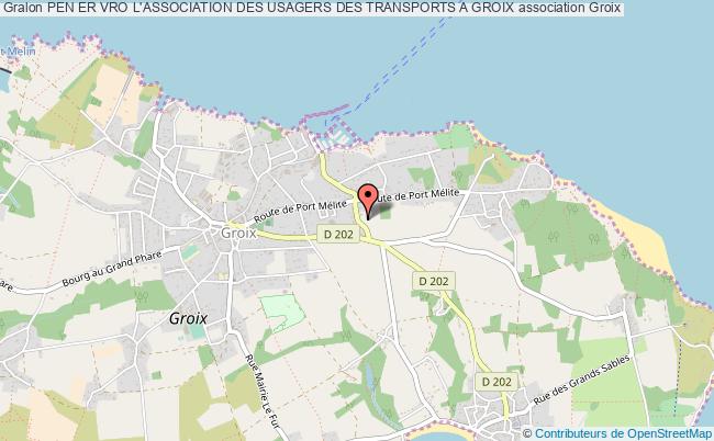 plan association Pen Er Vro L'association Des Usagers Des Transports A Groix Groix