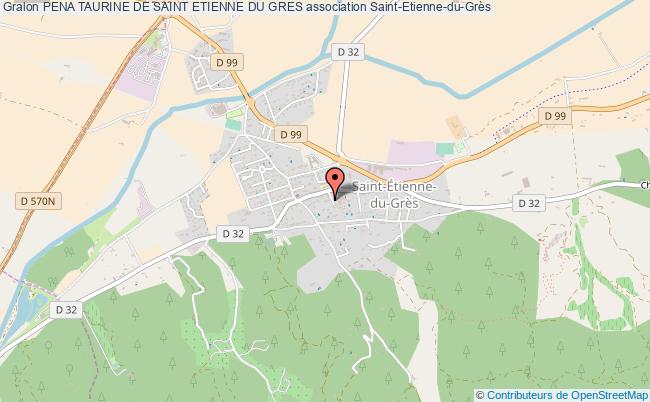 plan association Pena Taurine De Saint Etienne Du Gres Saint-Étienne-du-Grès