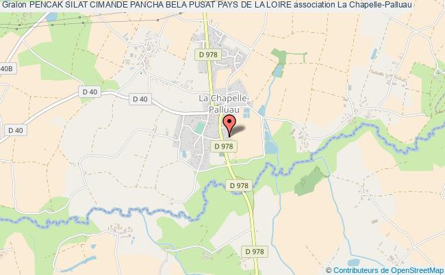 plan association Pencak Silat Cimande Pancha Bela Pusat Pays De La Loire La    Chapelle-Palluau