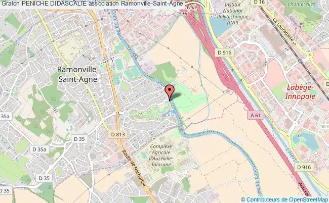 plan association Peniche Didascalie Ramonville-Saint-Agne