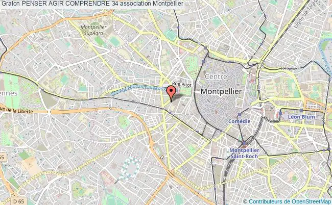 plan association Penser Agir Comprendre 34 Montpellier