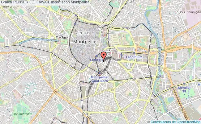 plan association Penser Le Travail Montpellier
