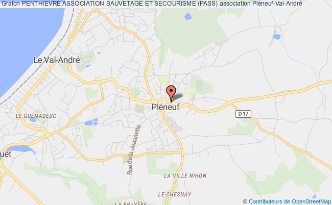 plan association Penthievre Association Sauvetage Et Secourisme (pass) 