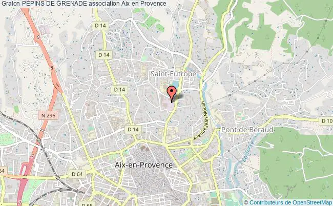 plan association PÉpins De Grenade Aix-en-Provence
