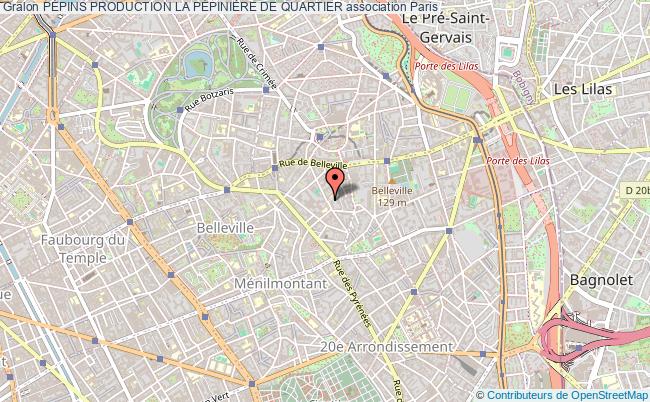 PÉPINS PRODUCTION LA PÉPINIÈRE DE QUARTIER