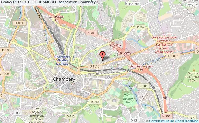 plan association Percute Et DÉambule Chambéry