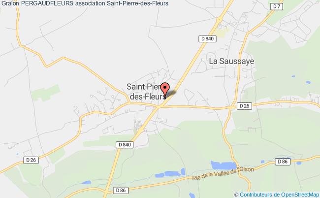 plan association Pergaudfleurs Saint-Pierre-des-Fleurs