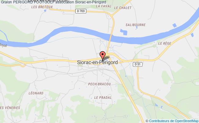 plan association Perigord Footgolf Siorac-en-Périgord
