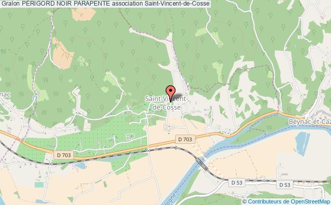 plan association PÉrigord Noir Parapente Saint-Vincent-de-Cosse