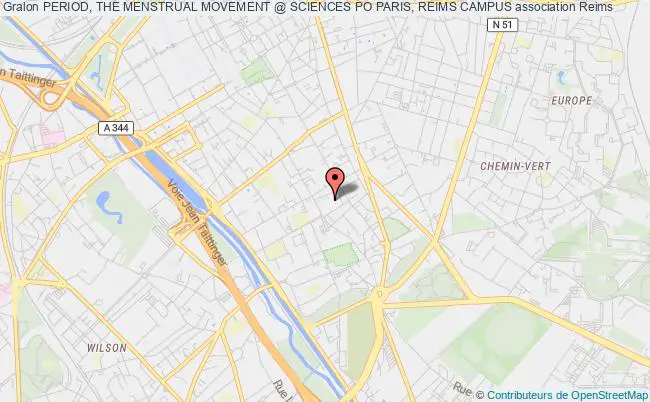 plan association Period, The Menstrual Movement @ Sciences Po Paris, Reims Campus Reims