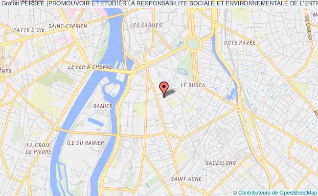 plan association Persee (promouvoir Et Etudier La Responsabilite Sociale Et Environnementale De L'entreprise Sur La Region Toulousaine) Toulouse