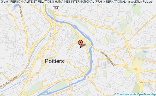 plan association Personnalite Et Relations Humaines International (prh International) Poitiers