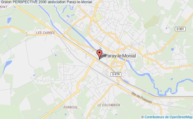 plan association Perspective 2000 Paray-le-Monial