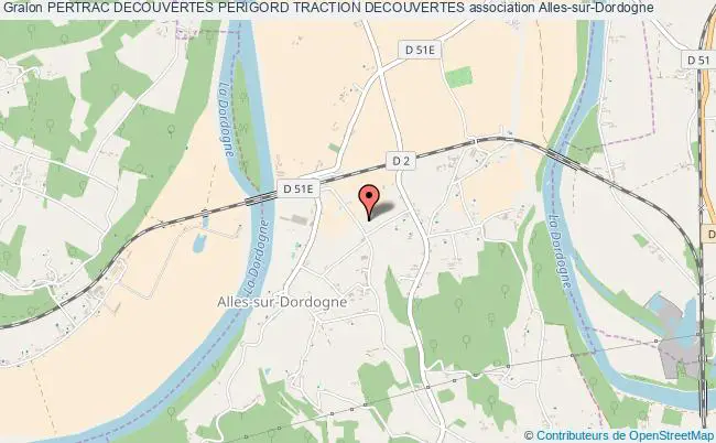 plan association Pertrac Decouvertes Perigord Traction Decouvertes Alles-sur-Dordogne