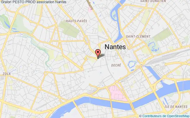 plan association Pesto Prod Nantes