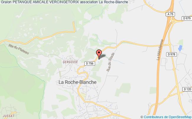 plan association Petanque Amicale Vercingetorix La    Roche-Blanche