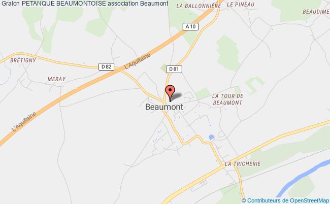 plan association Petanque Beaumontoise Beaumont-Saint-Cyr