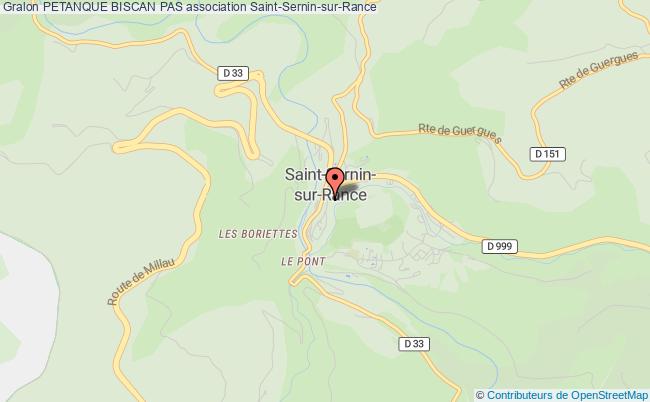 plan association Petanque Biscan Pas Saint-Sernin-sur-Rance