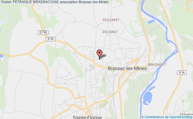 plan association Petanque Brassacoise Brassac-les-Mines