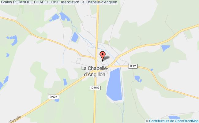 plan association Petanque Chapelloise La Chapelle-d'Angillon