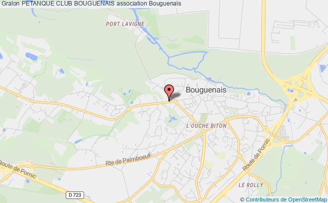 plan association Petanque Club Bouguenais Bouguenais