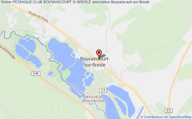 plan association Petanque Club Bouvaincourt S/ Bresle Bouvaincourt-sur-Bresle