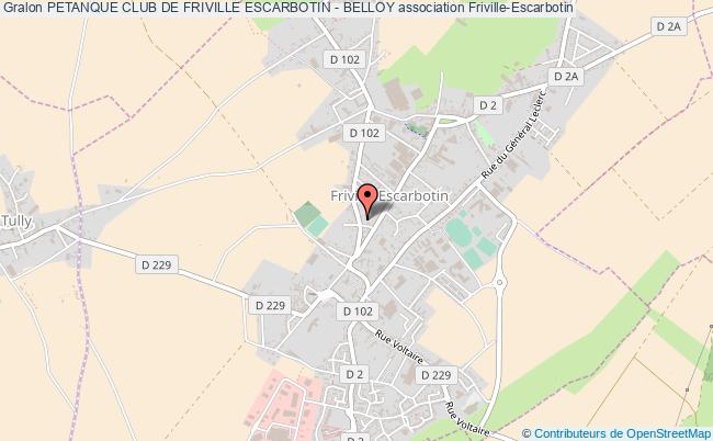 PETANQUE CLUB DE FRIVILLE ESCARBOTIN - BELLOY