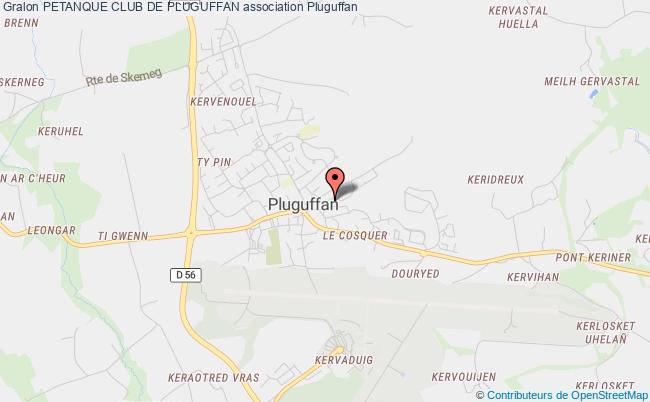 plan association Petanque Club De Pluguffan Pluguffan