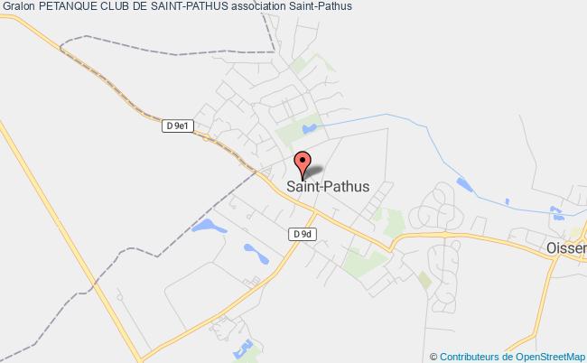 plan association Petanque Club De Saint-pathus Saint-Pathus