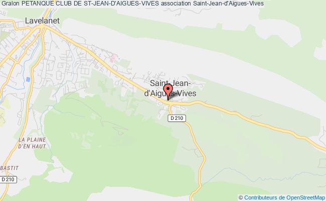 plan association Petanque Club De St-jean-d'aigues-vives Saint-Jean-d'Aigues-Vives