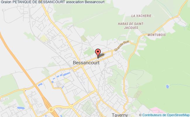 plan association Petanque De Bessancourt Bessancourt