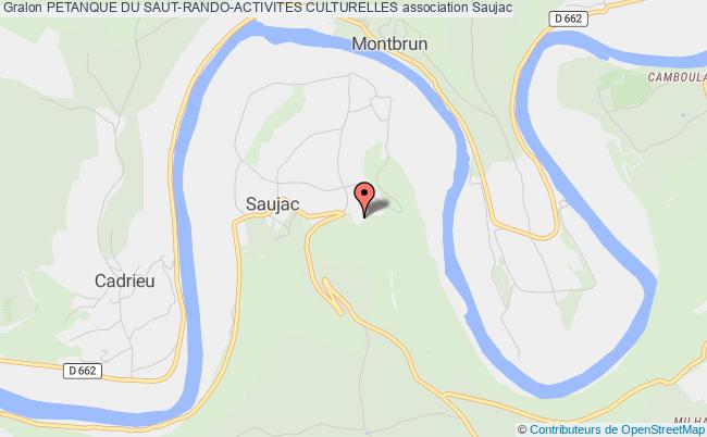 plan association Petanque Du Saut-rando-activites Culturelles Saujac