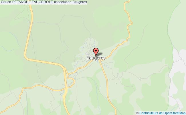 plan association Petanque Faugerole Faugères