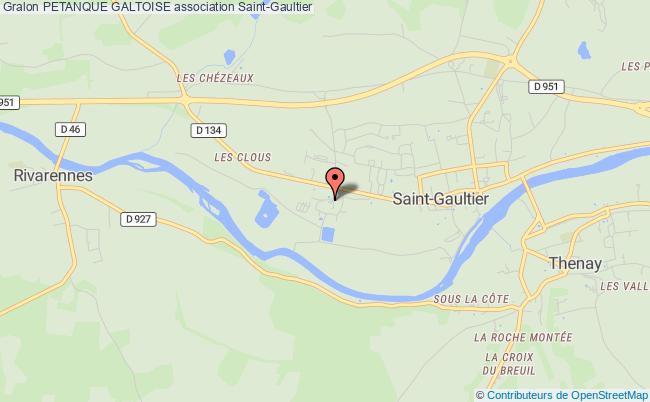 plan association Petanque Galtoise Saint-Gaultier