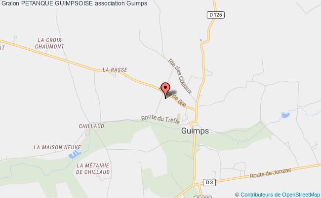 plan association Petanque Guimpsoise Guimps
