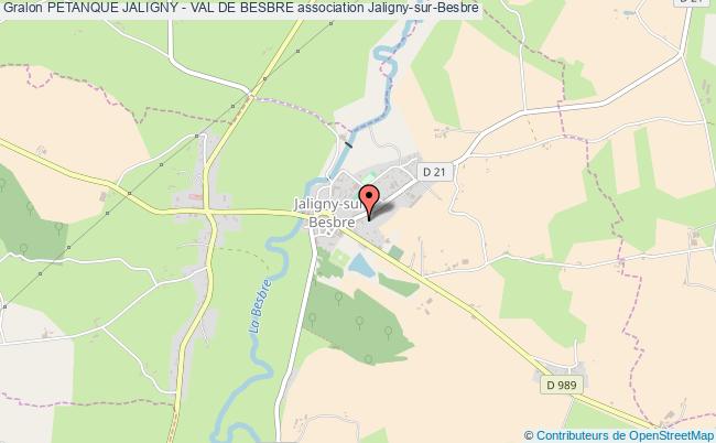 plan association Petanque Jaligny - Val De Besbre Jaligny-sur-Besbre