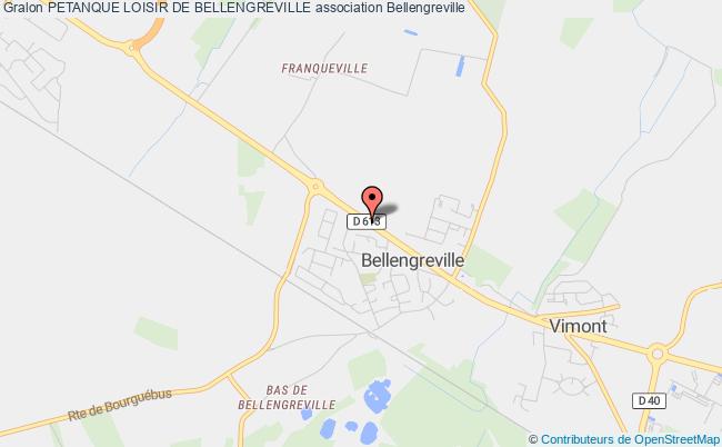 plan association Petanque Loisir De Bellengreville Bellengreville