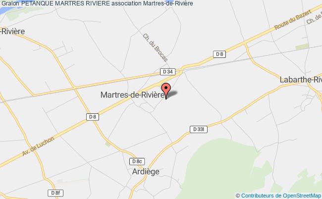 plan association Petanque Martres Riviere Martres-de-Rivière