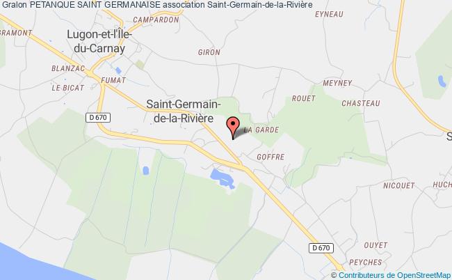 plan association Petanque Saint Germanaise Saint-Germain-de-la-Rivière