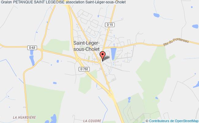 plan association Petanque Saint Legeoise Saint-Léger-sous-Cholet