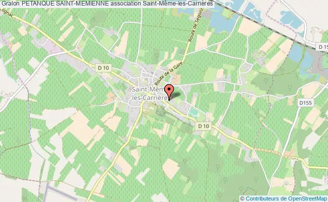 plan association Petanque Saint-memienne Saint-Même-les-Carrières