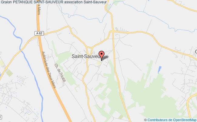 plan association Petanque Saint-sauveur Saint-Sauveur