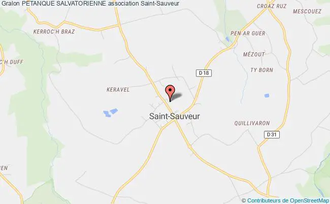 plan association Petanque Salvatorienne Saint-Sauveur
