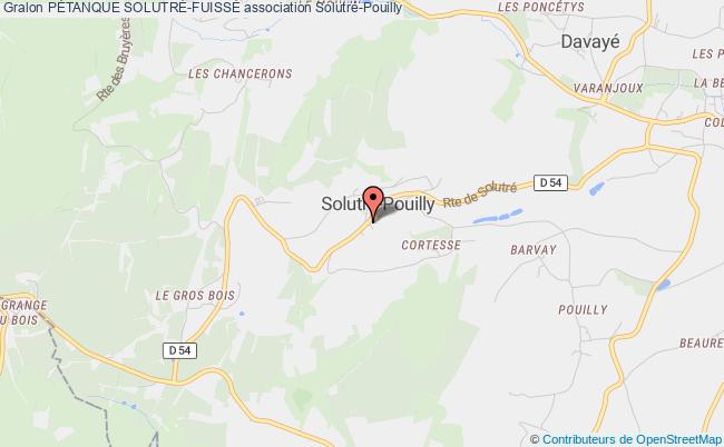 plan association PÉtanque SolutrÉ-fuissÉ Solutré-Pouilly