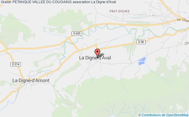 plan association Petanque Vallee Du Cougaing La    Digne-d'Aval
