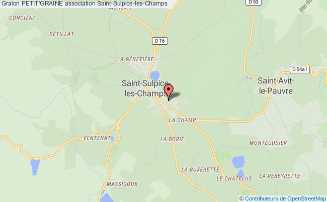 plan association Petit'graine Saint-Sulpice-les-Champs