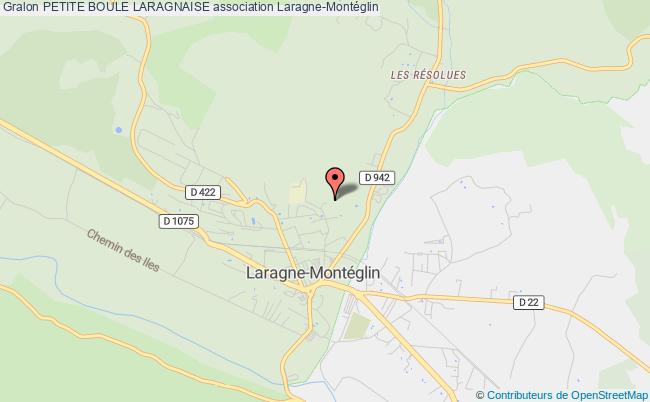 plan association Petite Boule Laragnaise Laragne-Montéglin